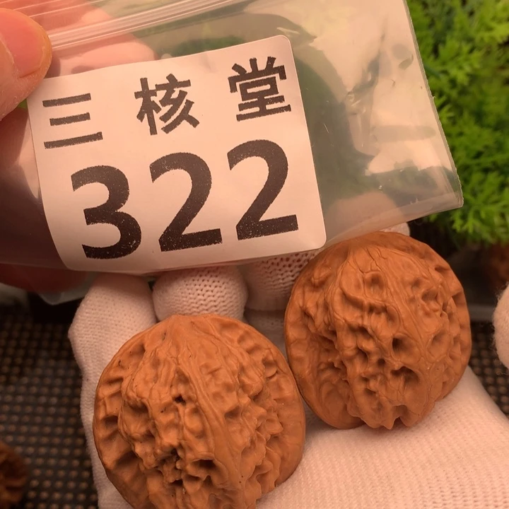 文玩核桃把件野狼全品38