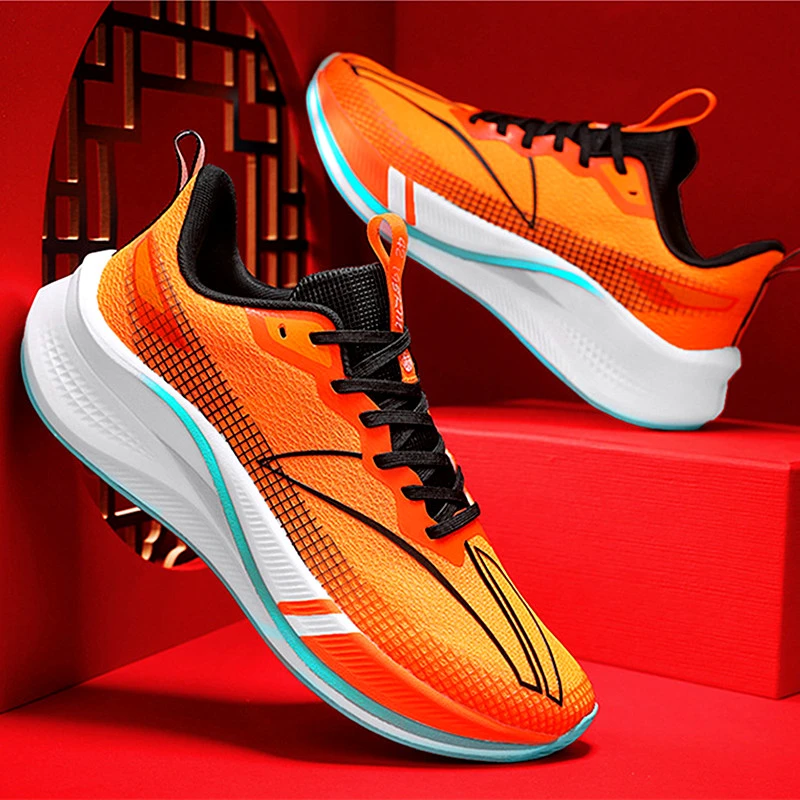 绝影跑步鞋赤兔7男女马拉松跑鞋碳板轻便高弹减震加厚软底运动鞋