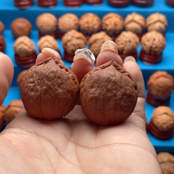 文玩核桃把件三*精品文玩手捻