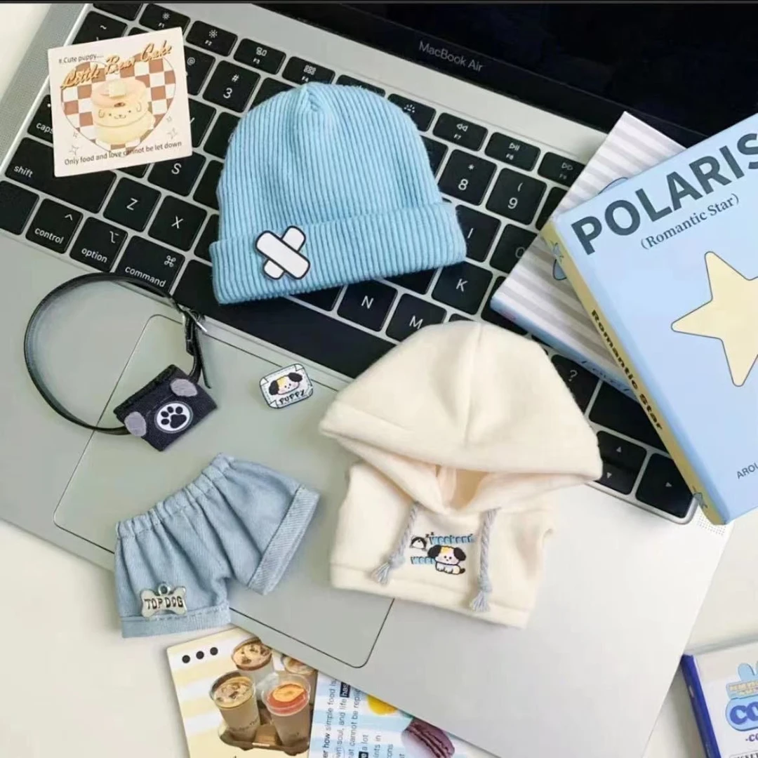 后街小狗10cm娃衣考拉烤面包棉花娃娃换装海星体正常体娃衣全LW