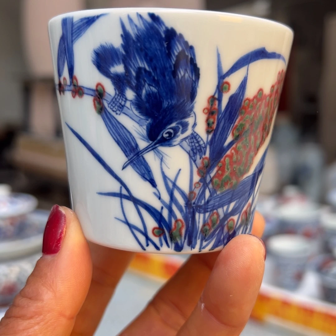 现代瓷青花釉里红工艺