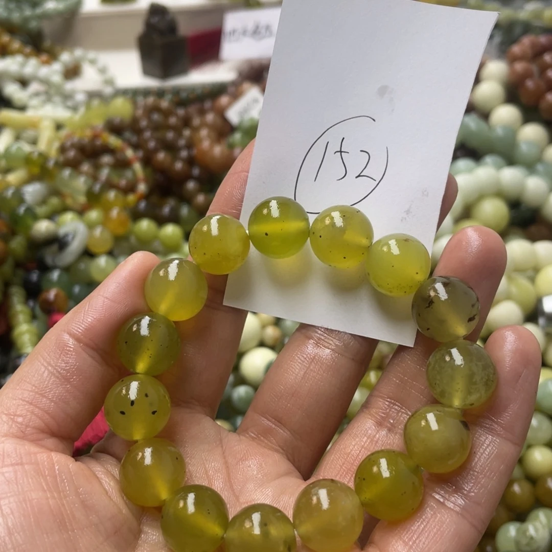 蛇纹石玉手链未镶嵌