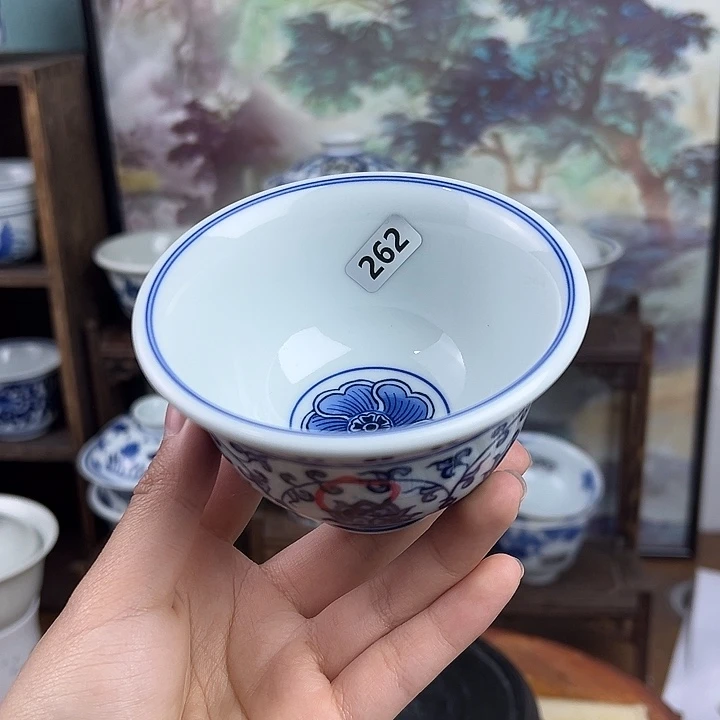 瓷其他缠枝莲压手262