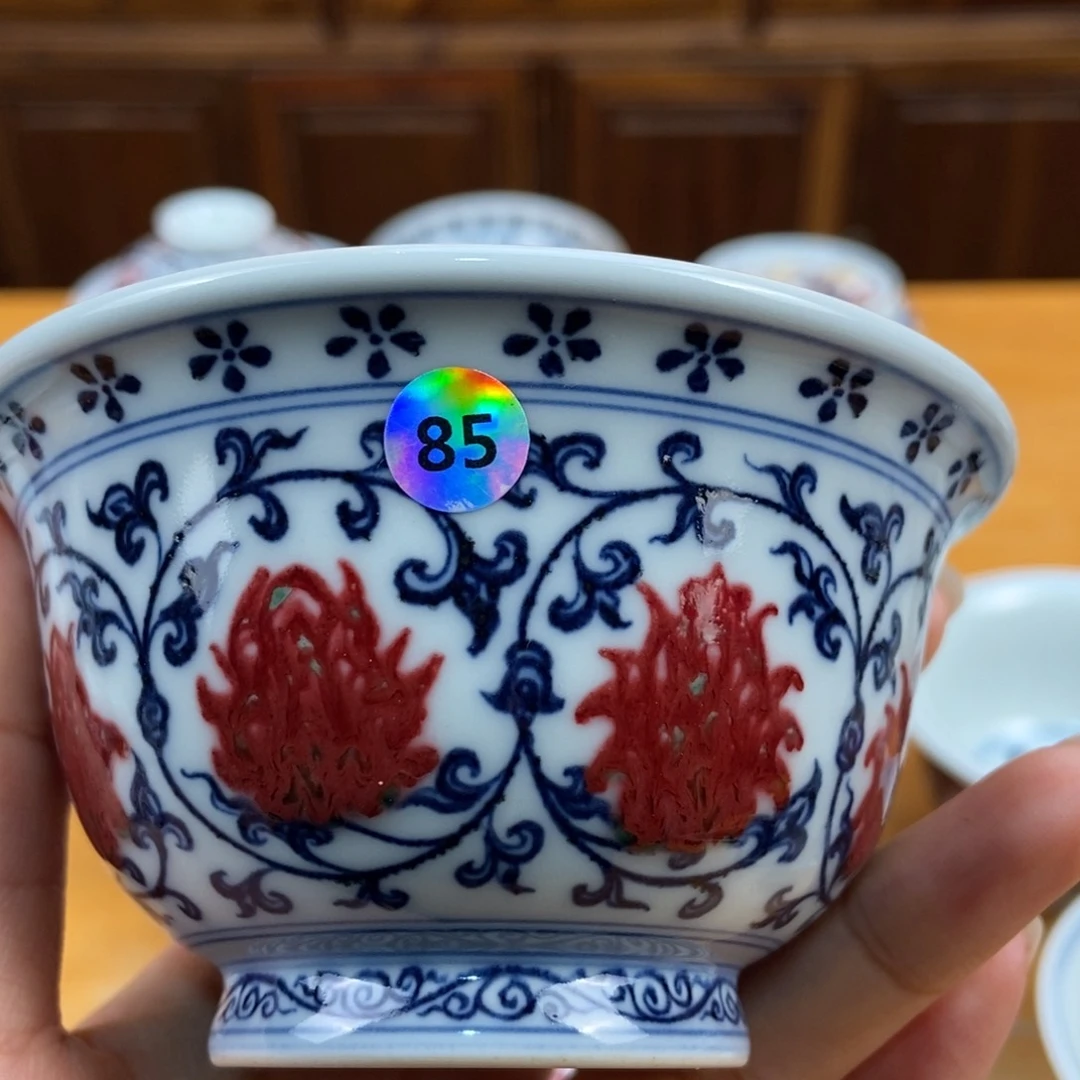 手绘现代茶具得古董狂***度