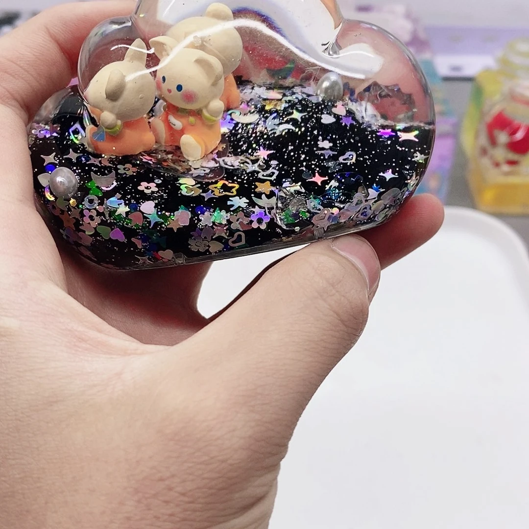 有机玻璃流沙瓶云朵