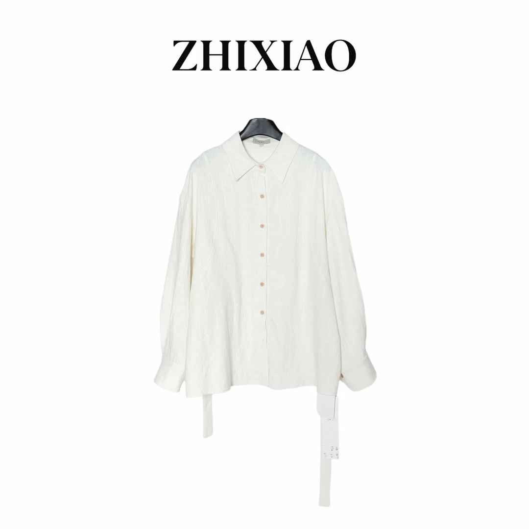 【ZHIXIAO】夏季新款：极简长袖衬衣585168