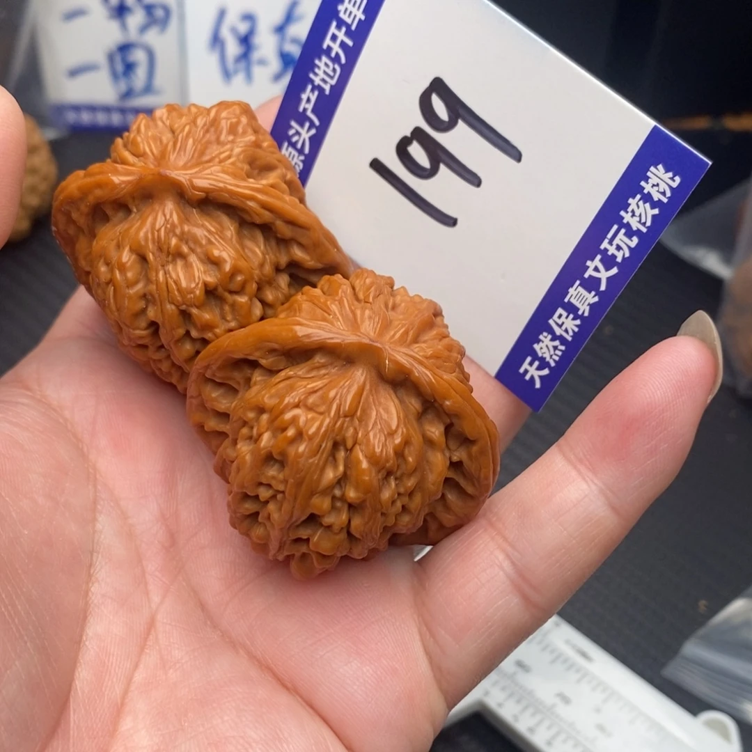 桃核把件四座楼42