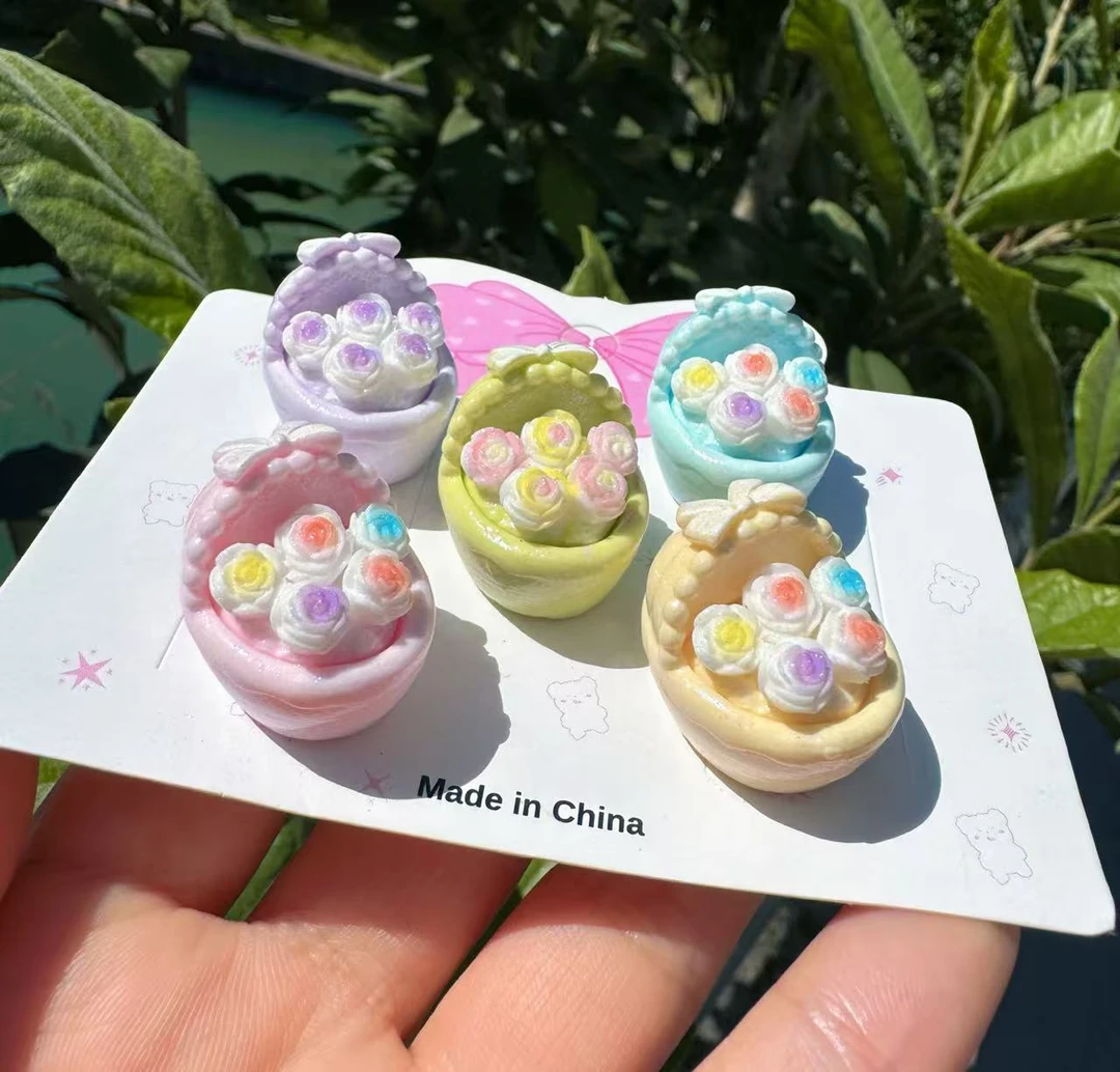 【团总定制 宝宝花篮】树脂diy配件