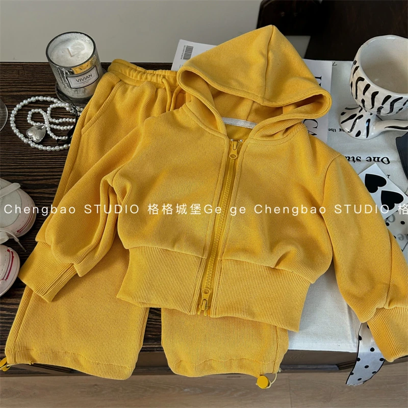 女童秋装套装2025新款韩版童装韩系穿搭女宝宝春秋两件套P49