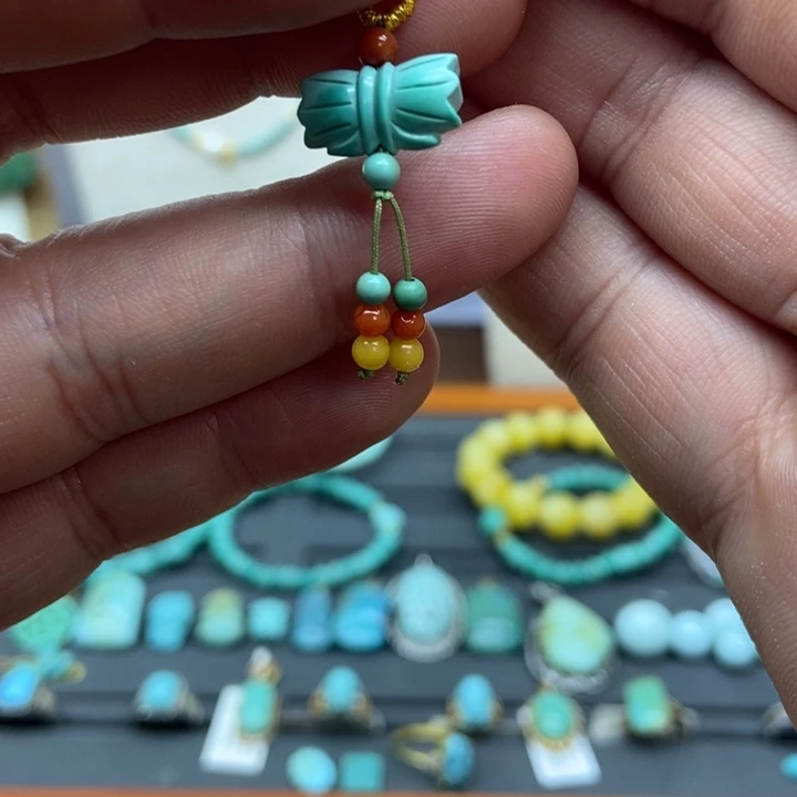 南红玛瑙合金配饰