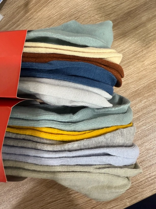 男女通穿纯色袜 发10双