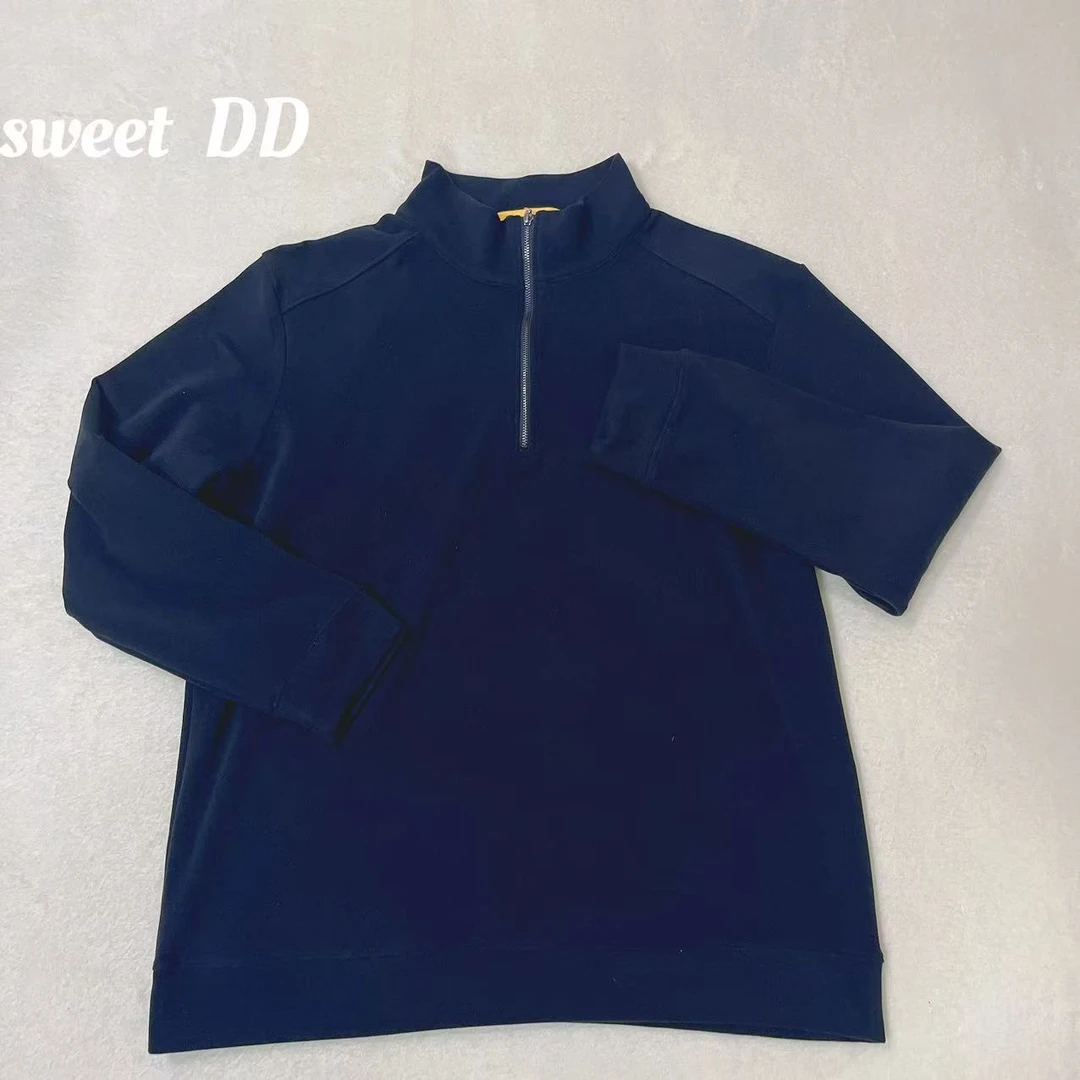 Sweet DD春秋季男士运动休闲立领半拉链长袖-05号（120-140）