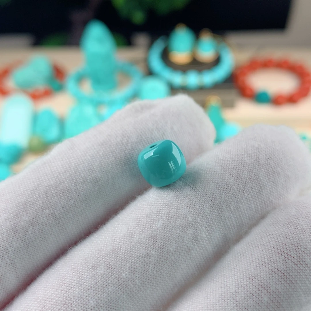 绿松石配珠卡8.9未镶嵌