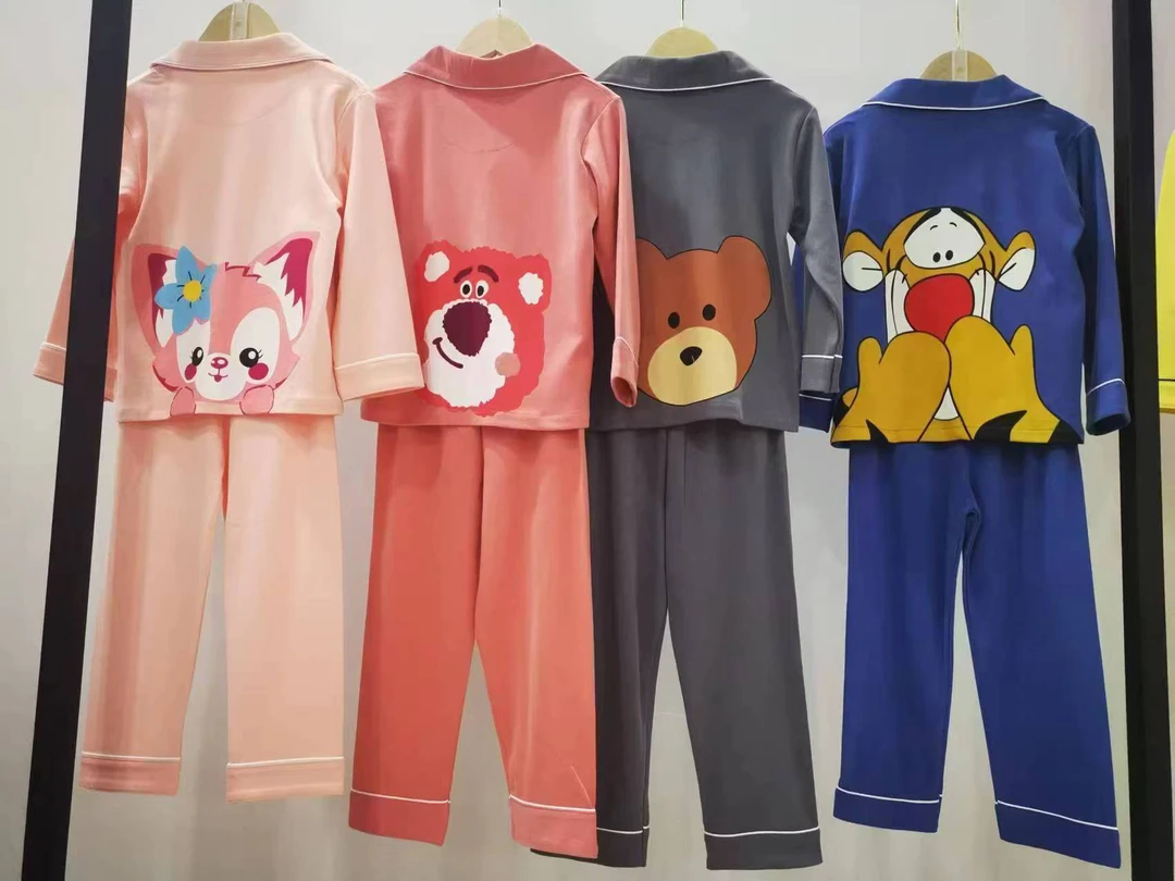 最新款男女同款纯棉好看时尚睡衣