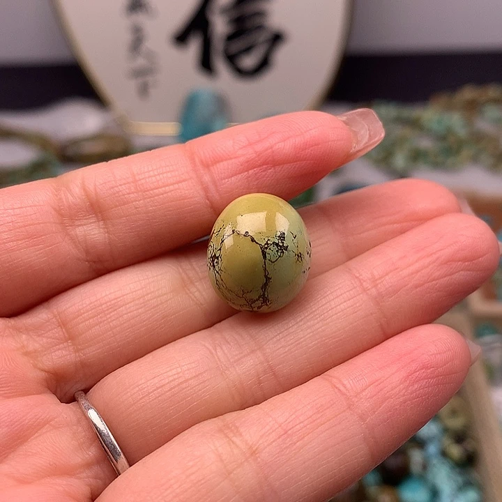 绿松石未镶嵌扣子
