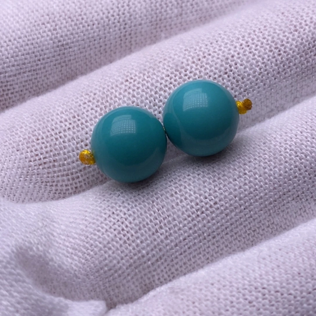 绿松石未镶嵌绿松石圆珠10.3