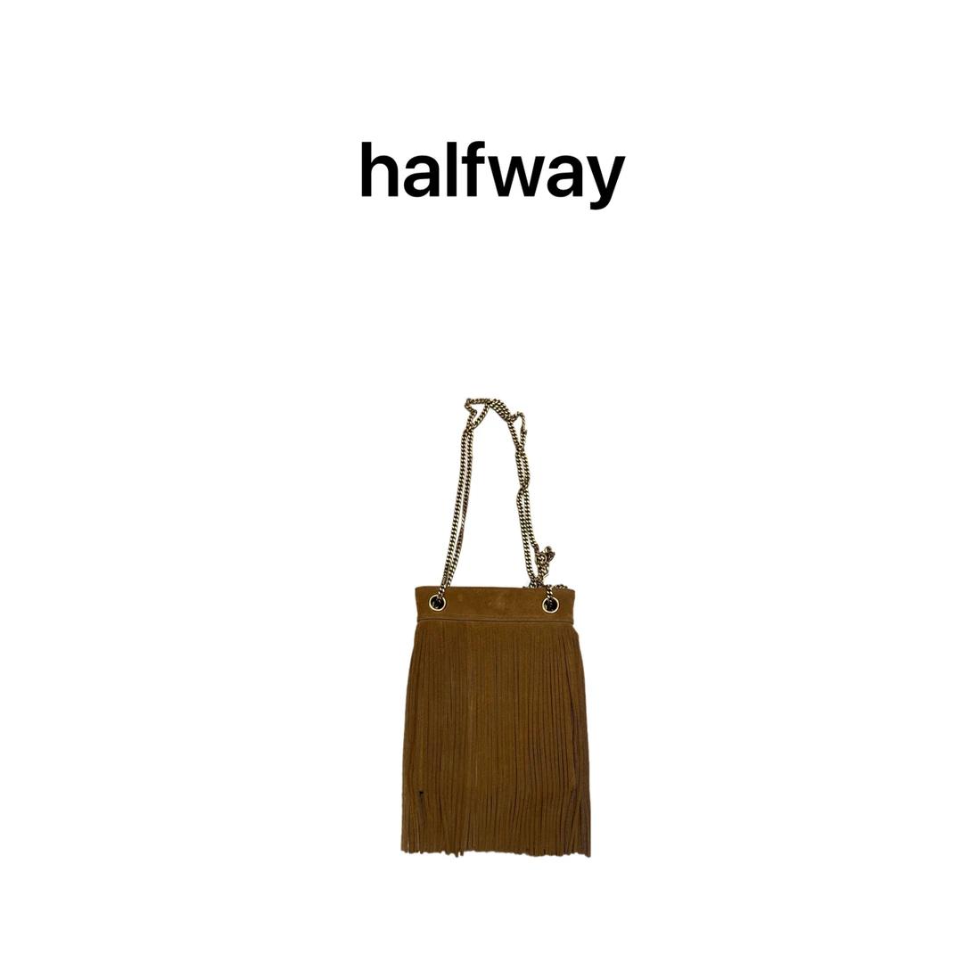 halfway 麂皮 杨树林 女包