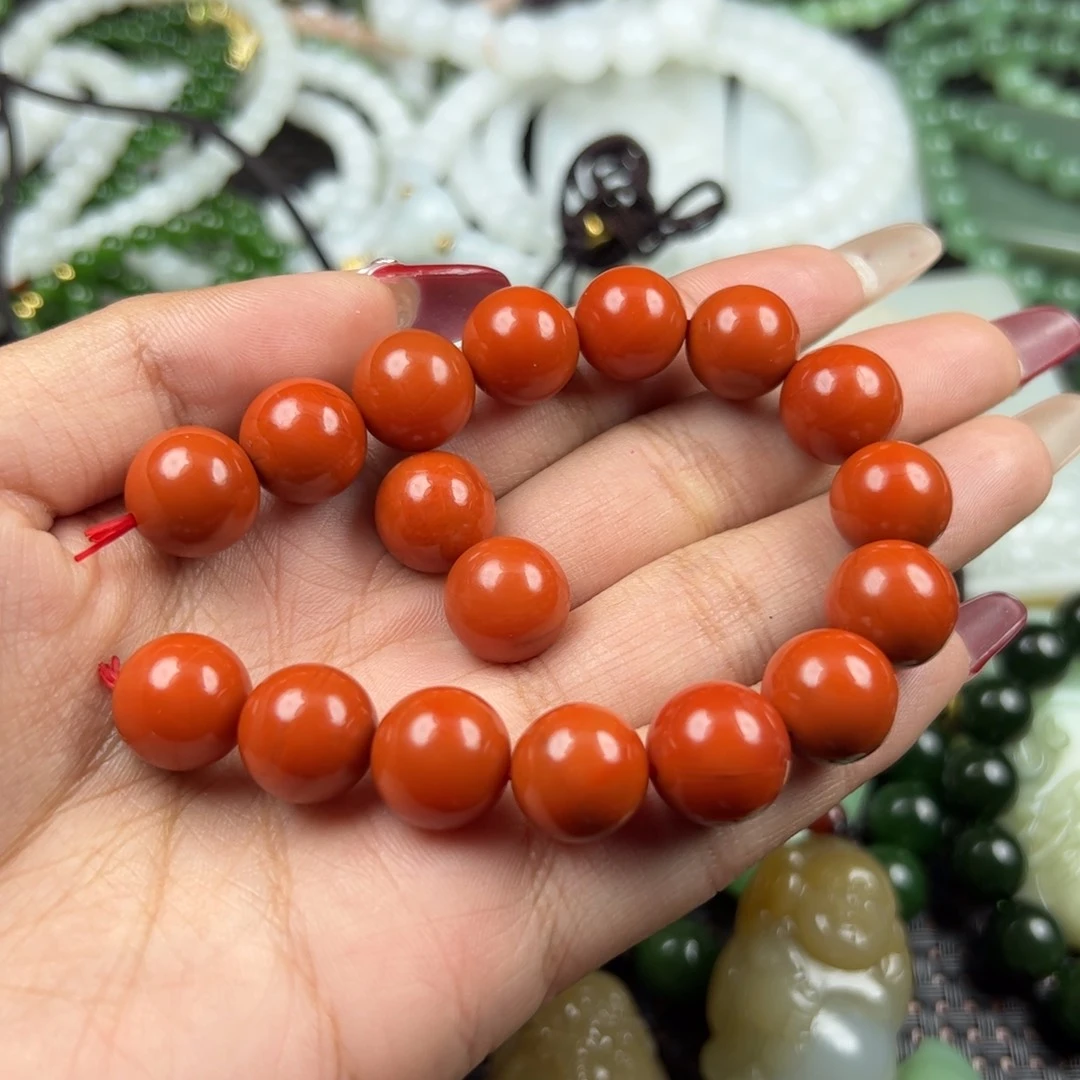 南红玛瑙手串未镶嵌七*