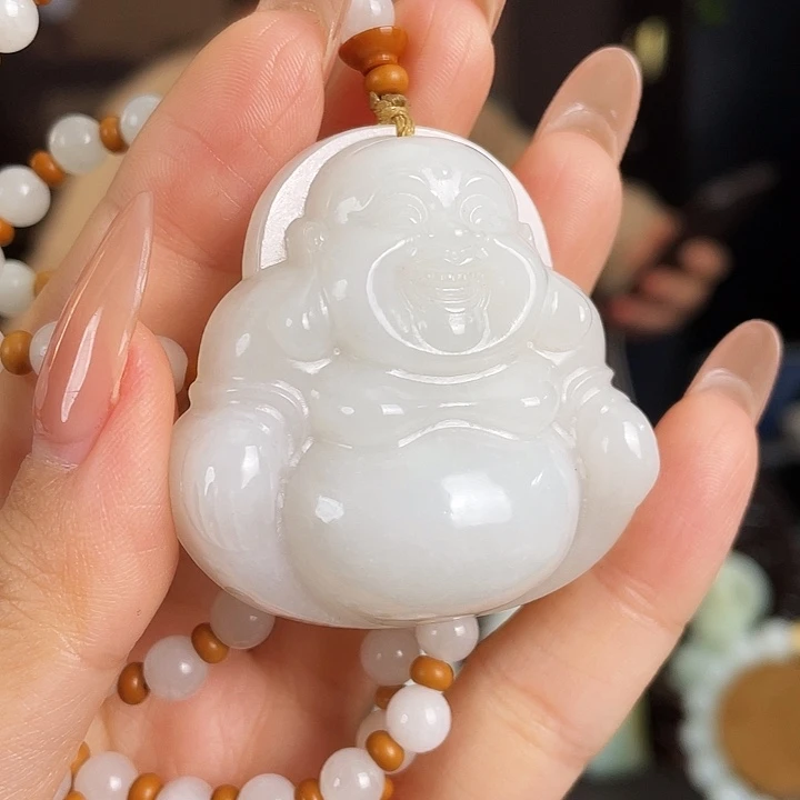 和田玉未镶嵌颈饰定制发货