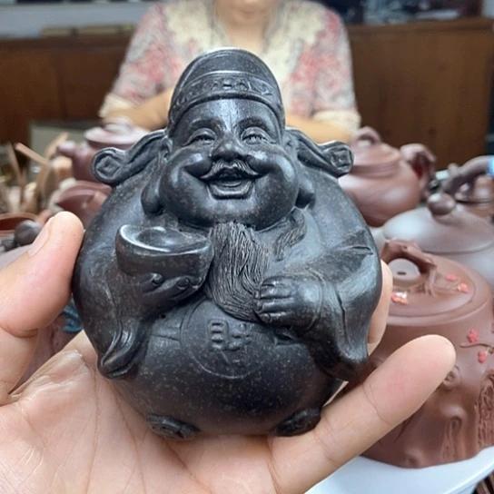 茶壶紫砂拍照片的