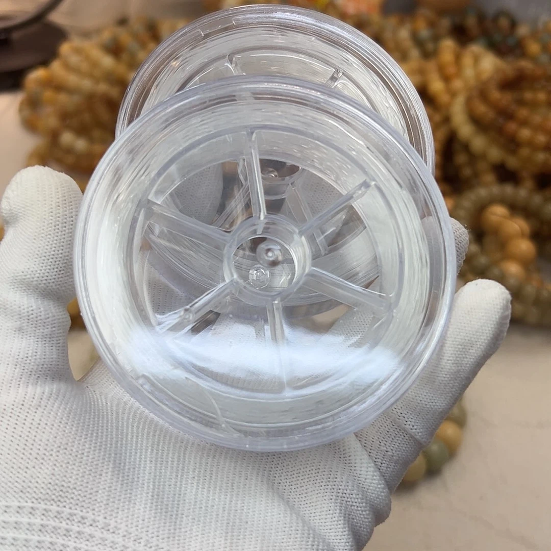 菩提根/象牙果手串1.0线水晶弹力绳