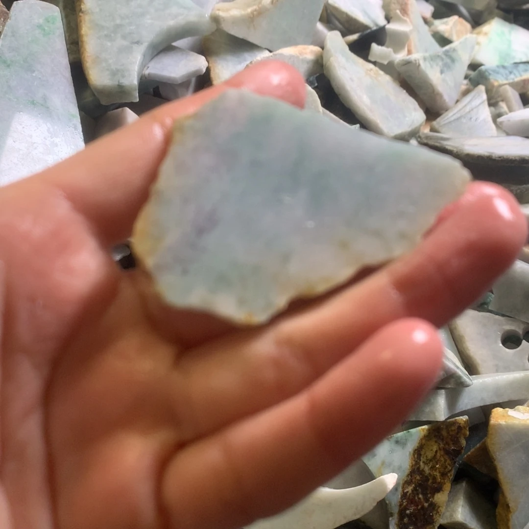 翡翠颈饰未镶嵌缅甸翡翠