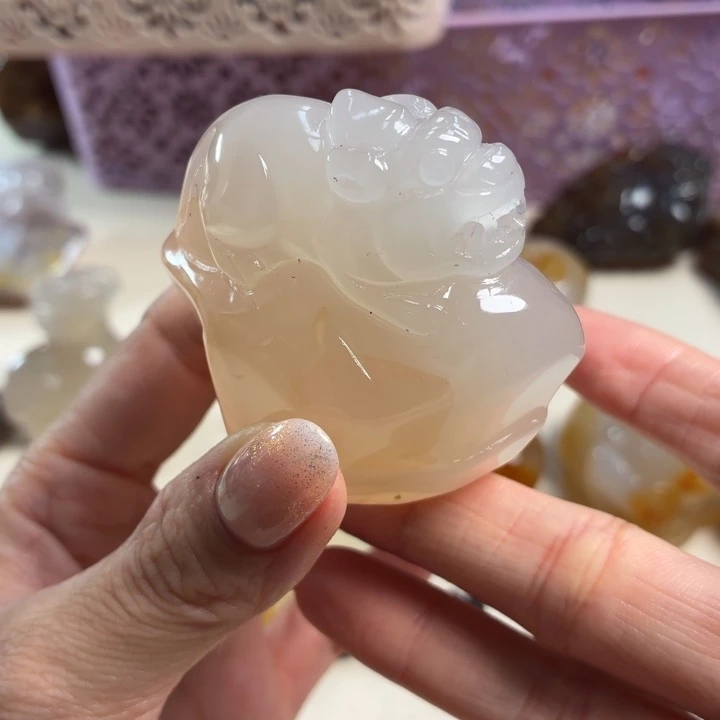 玛瑙/玉髓未镶嵌吊坠(不含链)