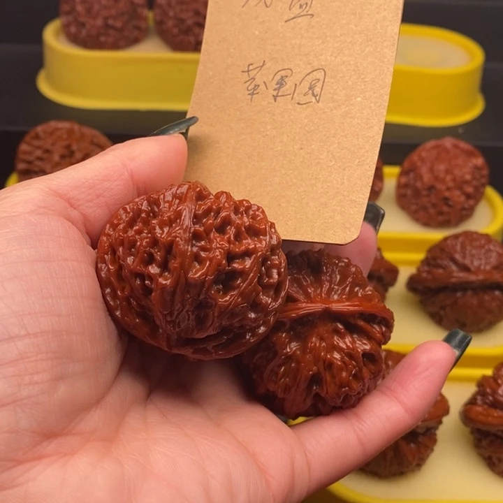 文玩核桃吊坠浅*苹果