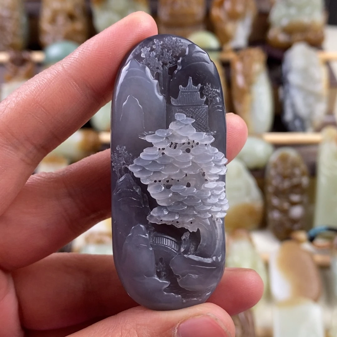 和田玉颈饰未镶嵌