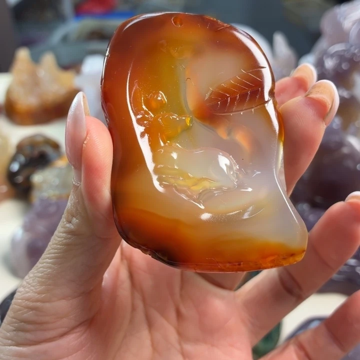 未镶嵌吊坠(不含链)玛瑙/玉髓