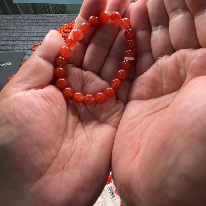 南红玛瑙手链未镶嵌