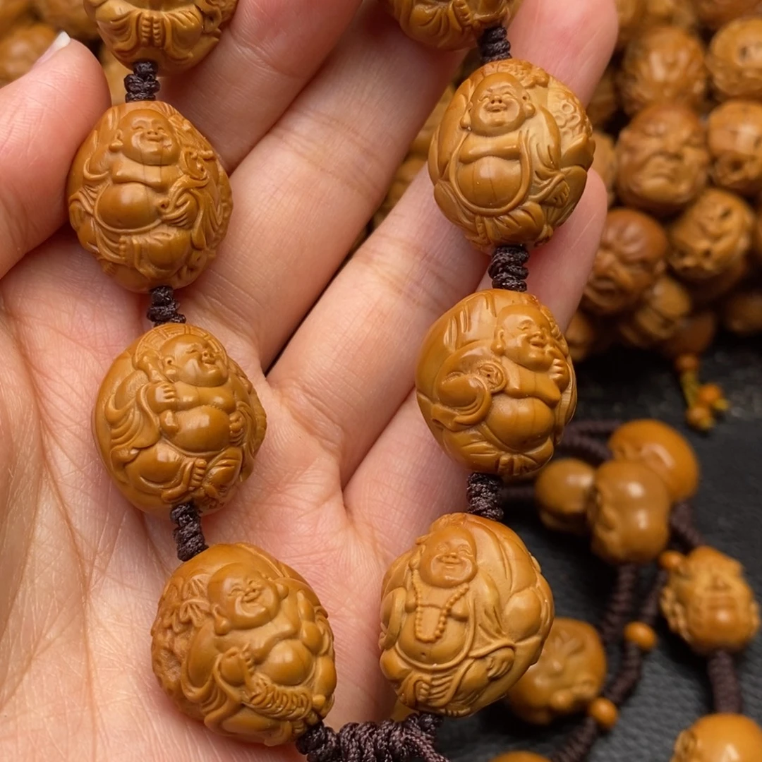 橄榄核手串风景米勒