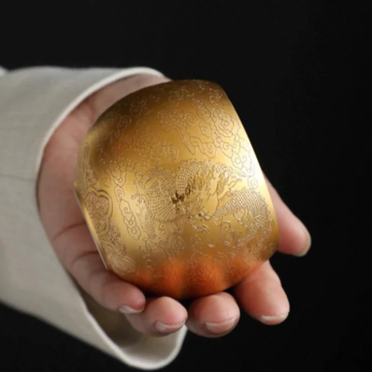 渡景山房 陶瓷主人杯 喝茶专用