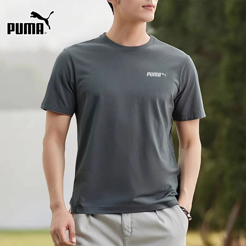 Puma彪马T恤男女时尚新款流光风运动简约多色纯棉圆领短袖 691340