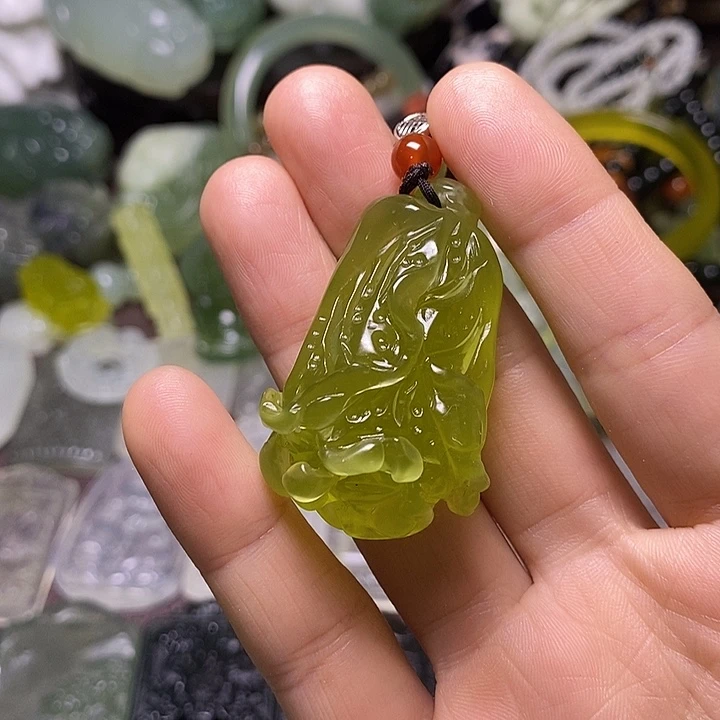 岫玉未镶嵌岫玉挂件