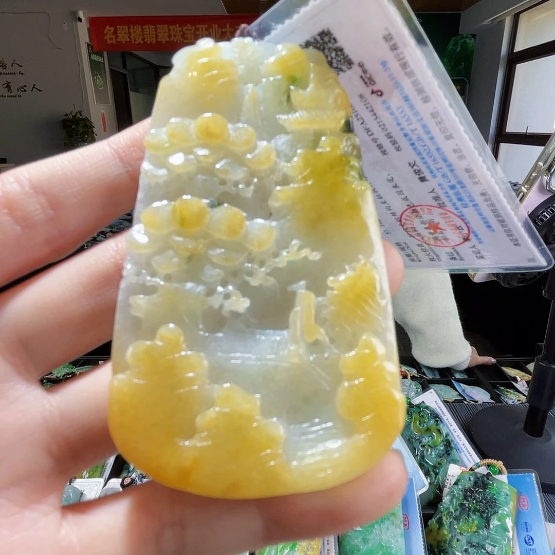 颈饰未镶嵌翡翠翡翠