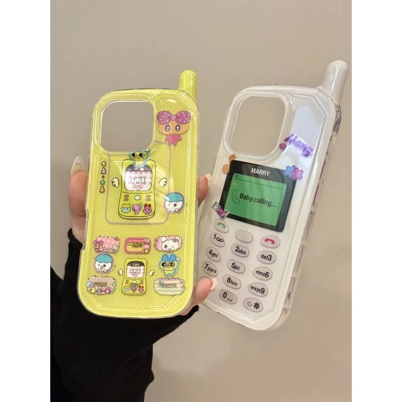 创意搞怪拓麻歌子大哥大诺基亚iphone16pro苹果手机保护壳14新款