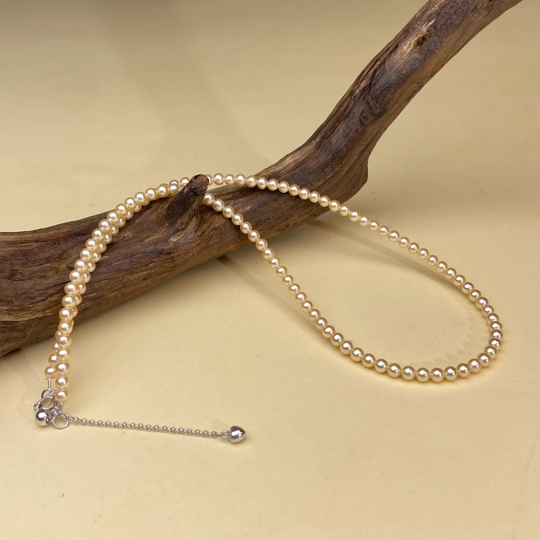 【小北严选】淡水珍珠项链17-25H15X275【多样性发一件】约3mm+