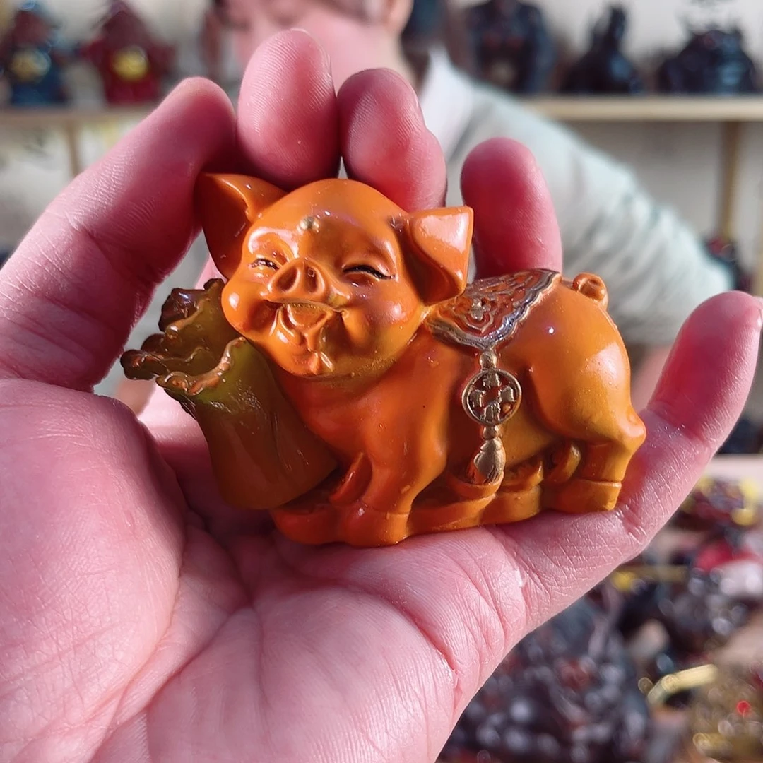 紫砂茶宠紫陶树脂茶宠摆件