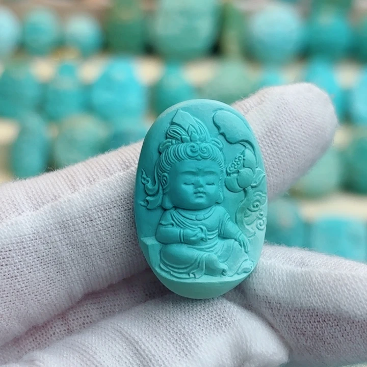 未镶嵌绿松石珠宝奇石