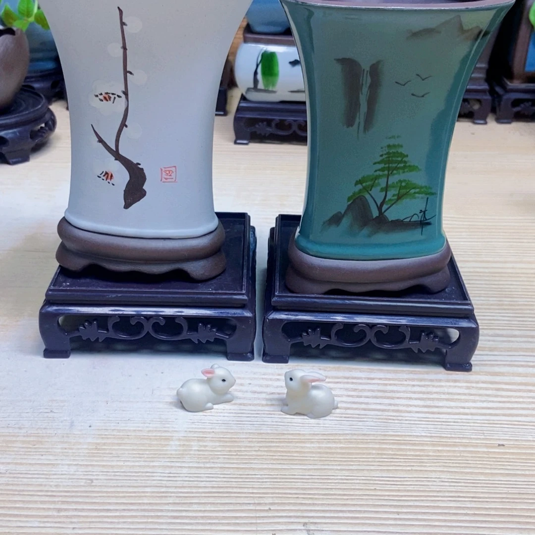 瓷片陶瓷花盆陶瓷艺术