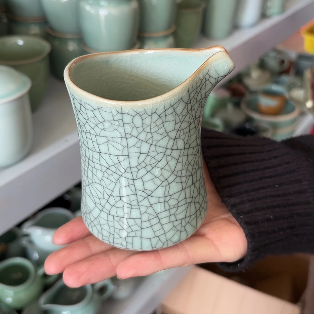 龙泉云间青瓷小米茶器