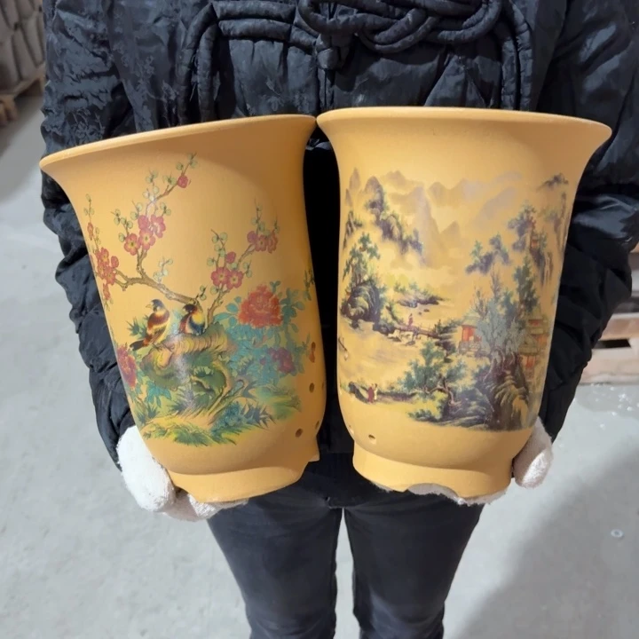 紫砂花盆 包邮包破损