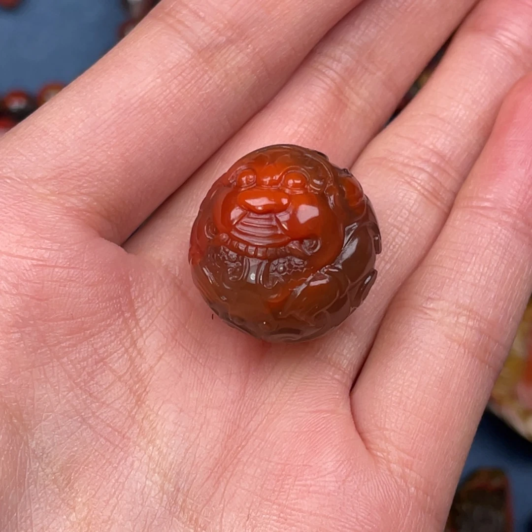 南红玛瑙未镶嵌南红珠子