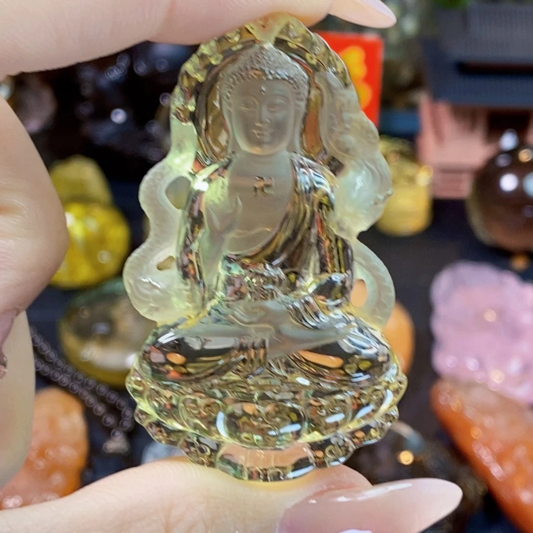 水晶颈饰未镶嵌醉*遥吊坠