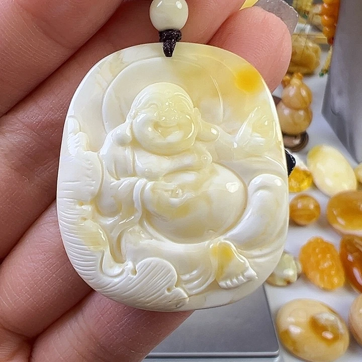 蜜蜡颈饰未镶嵌蜜蜡