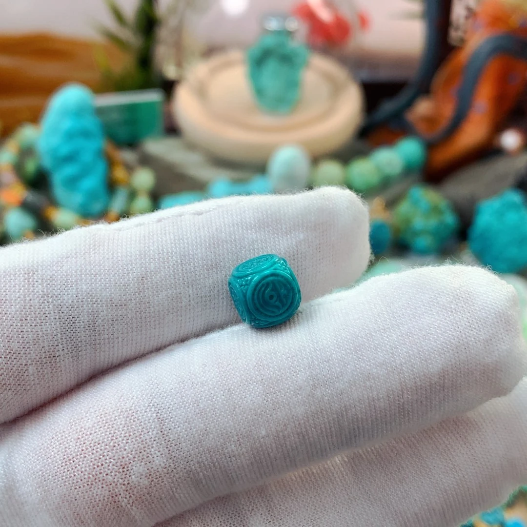 绿松石未镶嵌珠宝半成品