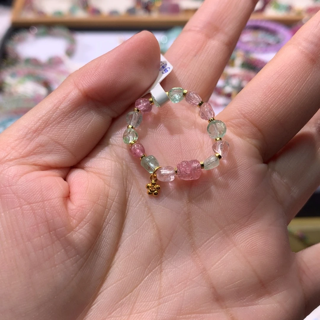 未镶嵌手串碧玺戒指
