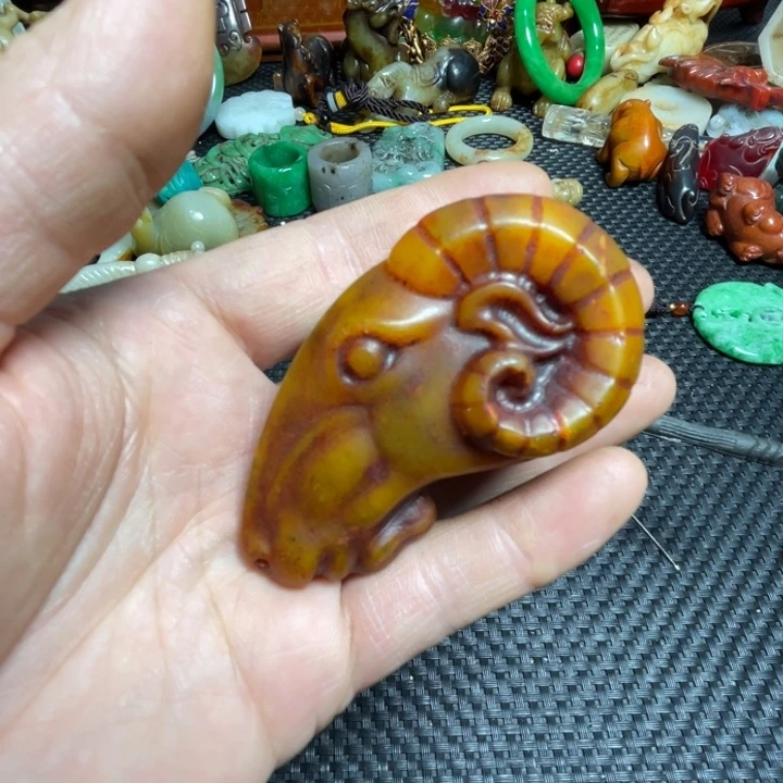 滴血莲花菩提把件.****英