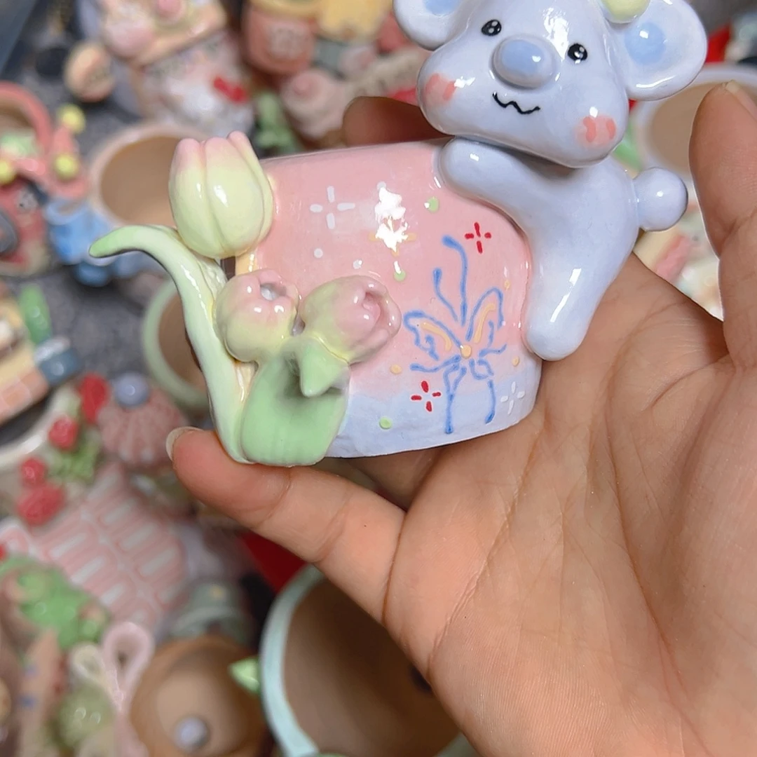 清仓老梧家手工多肉花盆